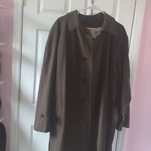 Men’s metropolitan view from Bloomingdales trench coat